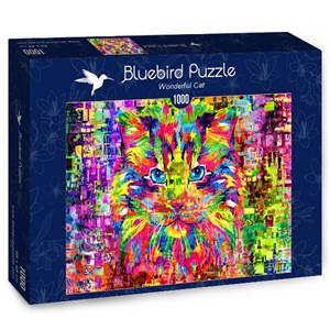 Bluebird Puzzle (70220) - "Wonderful Cat" - 1000 pièces