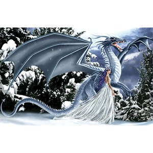 SunsOut (67696) - Nene Thomas: "Ice Dragon" - 1000 pièces