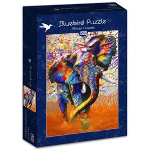 Bluebird Puzzle (70101) - "African Colours" - 1500 pièces