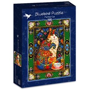 Bluebird Puzzle (70152) - Lewis T. Johnson: "Painted Cat" - 1500 pièces