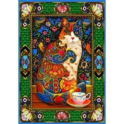 Bluebird Puzzle (70152) - Lewis T. Johnson: "Painted Cat" - 1500 pièces
