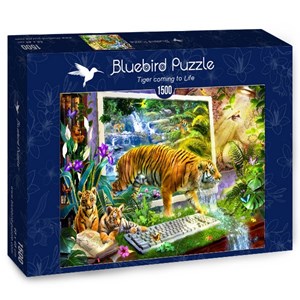 Bluebird Puzzle (70200) - Jan Patrik Krasny: "Tiger coming to Life" - 1500 pièces