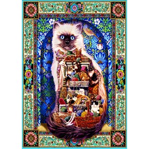 Bluebird Puzzle (70154) - Lewis T. Johnson: "Cats Galore" - 1500 pièces