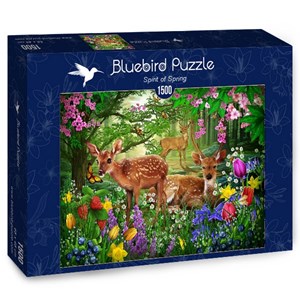 Bluebird Puzzle (70166) - Ciro Marchetti: "Spirit of Spring" - 1500 pièces