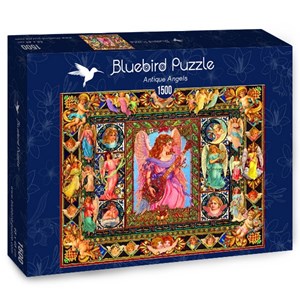 Bluebird Puzzle (70027) - Lewis T. Johnson: "Antique Angels" - 1500 pièces