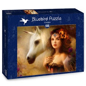 Bluebird Puzzle (70158) - Bente Schlick: "Unicorn" - 1000 pièces