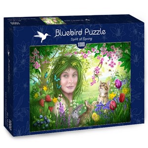 Bluebird Puzzle (70182) - Ciro Marchetti: "Spirit of Spring" - 1000 pièces