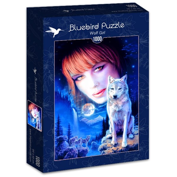 Bluebird Puzzle (70133) - Robin Koni: "Wolf Girl" - 1000 pièces
