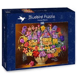 Bluebird Puzzle (70096) - D.L. Rusty Rust: "House Plants" - 1000 pièces