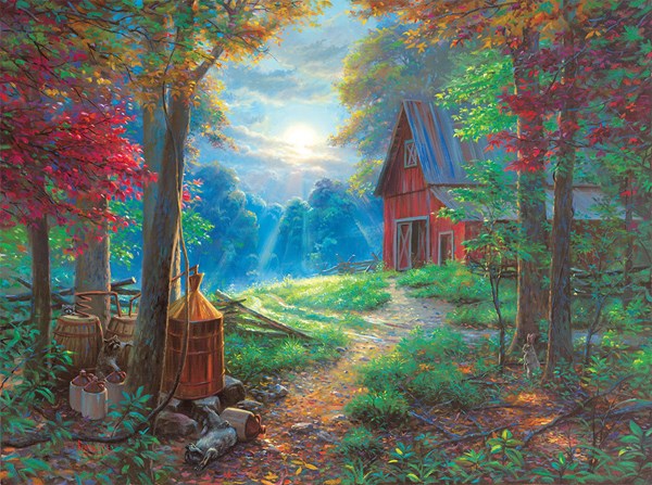 SunsOut (53050) - Mark Keathley: "Nighttime Antics" - 1000 pièces
