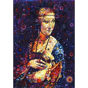 Grafika (02842) - Leonardo Da Vinci, Sally Rich: "Lady with an Ermine" - 1000 pièces