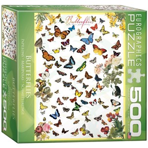 Eurographics (8500-0077) - "Butterflies" - 500 pièces