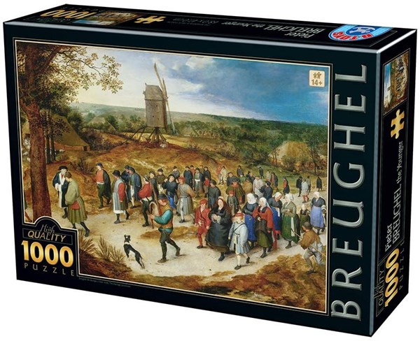 D-Toys (76854) - Brueghel le Jeune: "The Marriage Procession" - 1000 pièces