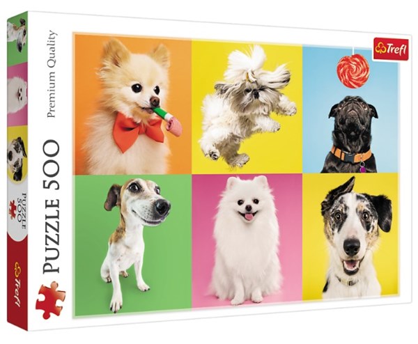 Trefl (37378) - "Dogs" - 500 pièces
