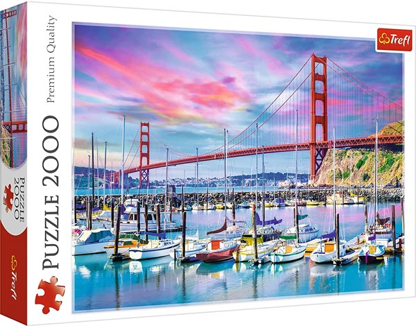 Trefl (27097) - "Golden Gate, San Francisco" - 2000 pièces