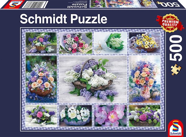 Schmidt Spiele (58366) - "Bouquet of Flowers" - 500 pièces