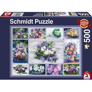 Schmidt Spiele (58366) - "Bouquet of Flowers" - 500 pièces