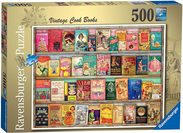 Ravensburger (16412) - Aimee Stewart: "Vintage Cook Books" - 500 pièces