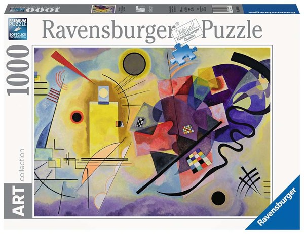 Ravensburger (14848) - Vassily Kandinsky: "Yellow, Red, Blue" - 1000 pièces