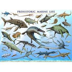 Eurographics (6000-0307) - "Prehistoric Marine Life" - 1000 pièces