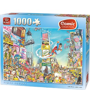Puzzle 1000 pièces Comic Collection : Match de football - King Puzzles -  Rue des Puzzles