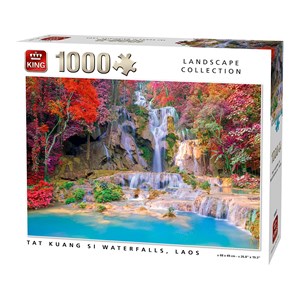 King International (55857) - "Tat Kuang Si Waterfalls Laos" - 1000 pièces