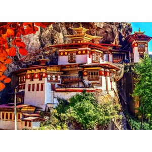 Bluebird Puzzle (70013) - "Taktsang, Bhutan" - 500 pièces