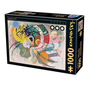D-Toys (75925) - Vassily Kandinsky: "Dominant Curve" - 1000 pièces