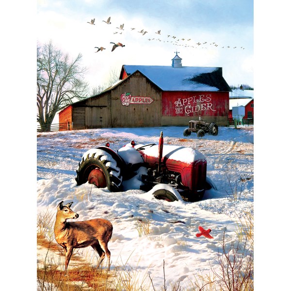 SunsOut (37169) - Greg Giordano: "Tractor on the Farm" - 1000 pièces