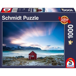 Schmidt Spiele (58395) - "Hut on the Atlantic Coast" - 1000 pièces
