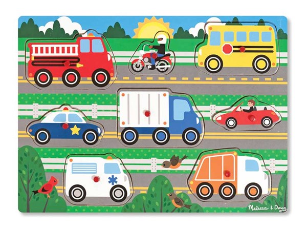 Melissa and Doug (9051) - "Vehicles" - 8 pièces