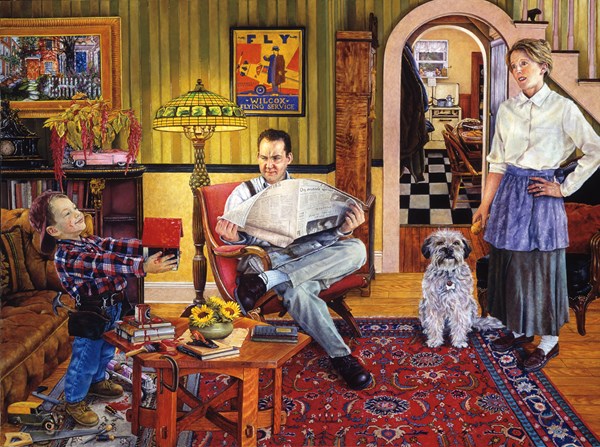 SunsOut (44508) - Susan Brabeau: "Red Paint" - 1000 pièces