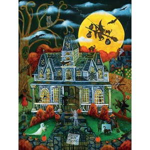 SunsOut (54782) - Cheryl Bartley: "Halloween Potions and Tricks" - 500 pièces