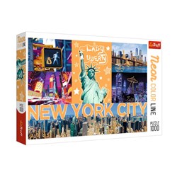 Trefl (10579) - "New-York Neon City" - 1000 pièces