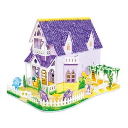 Melissa and Doug (9461) - "Pretty Purple Dollhouse" - 100 pièces