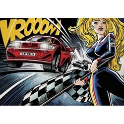 Dino (53272) - "Pop Art, Race" - 1000 pièces