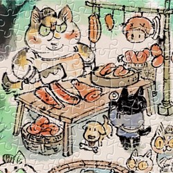 Pintoo (h2113) - Pao Mian: "Market" - 1800 pièces