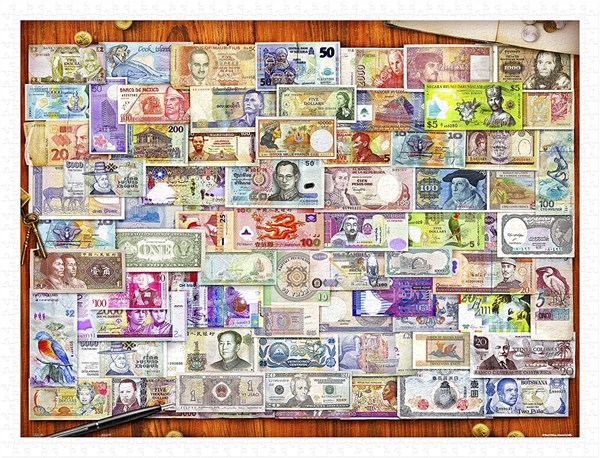 Pintoo (h2086) - Garry Walton: "Currency of the World" - 1200 pièces