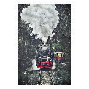 Pintoo (h2159) - "The Steam Train, Switzerland" - 600 pièces