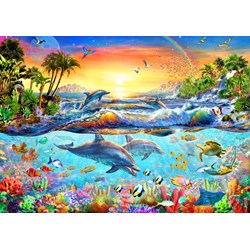 Bluebird Puzzle (70194) - Adrian Chesterman: "Tropical Bay" - 3000 pièces