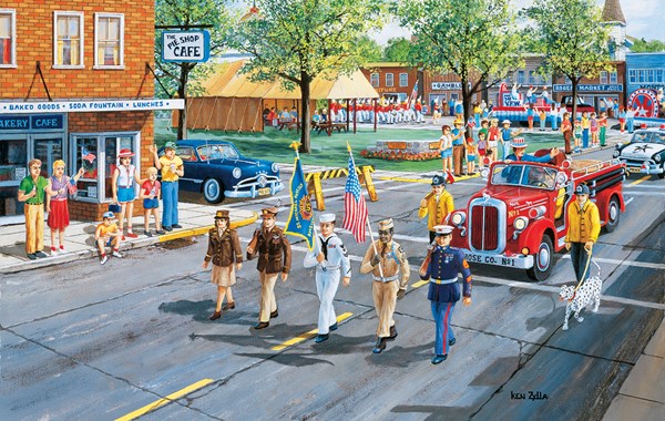 SunsOut (39562) - Ken Zylla: "Independence Day" - 550 pièces