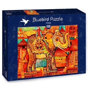 Bluebird Puzzle (70413) - Oxana Zaika: "Africa" - 1500 pièces