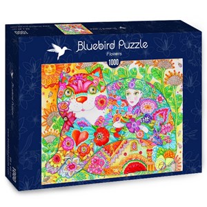 Bluebird Puzzle (70415) - Oxana Zaika: "Flowers" - 1000 pièces