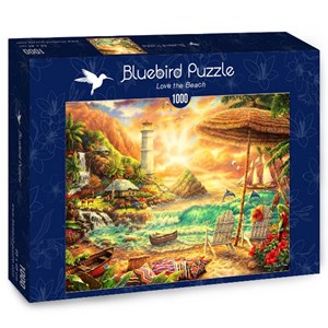 Bluebird Puzzle (70417) - Chuck Pinson: "Love the Beach" - 1000 pièces