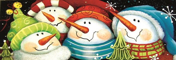 SunsOut (70136) - Jamie Carter: "Merry Folks Greeting You" - 500 pièces