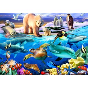 Bluebird Puzzle (70288) - Howard Robinson: "Oceans of Life" - 1000 pièces