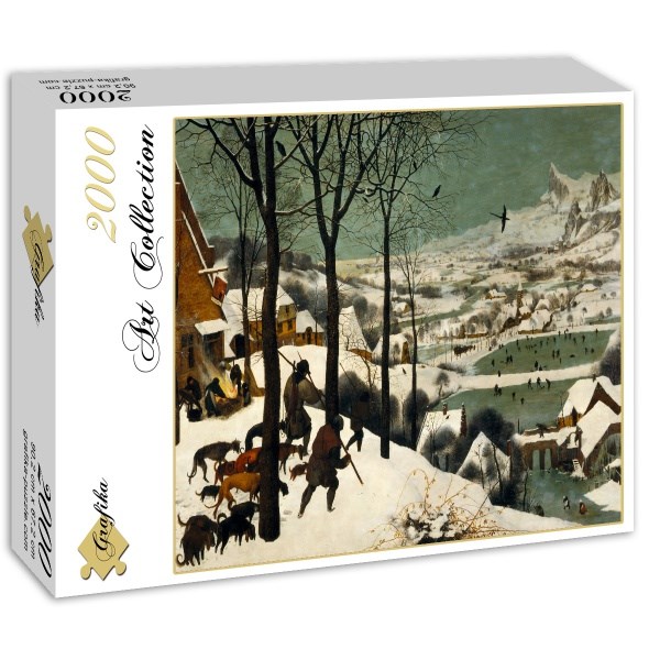 Kit Point De Croix Florashell - Bruegel "Chasseurs Dans La Neige"