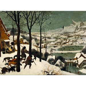 Grafika (00698) - Pieter Brueghel the Elder: "Chasseurs dans la neige" - 2000 pièces