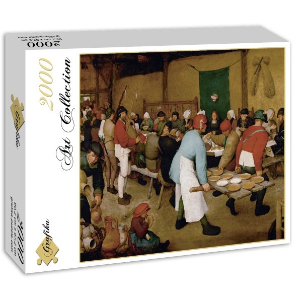 Grafika (00626) - Pieter Brueghel the Elder: "Noce paysanne, 1567-1568" - 2000 pièces