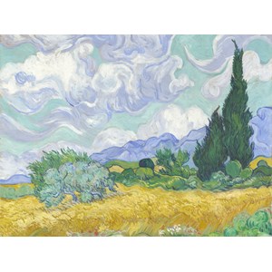 Grafika (00686) - Vincent van Gogh: "Champ de Blé avec Cyprès, 1899" - 2000 pièces